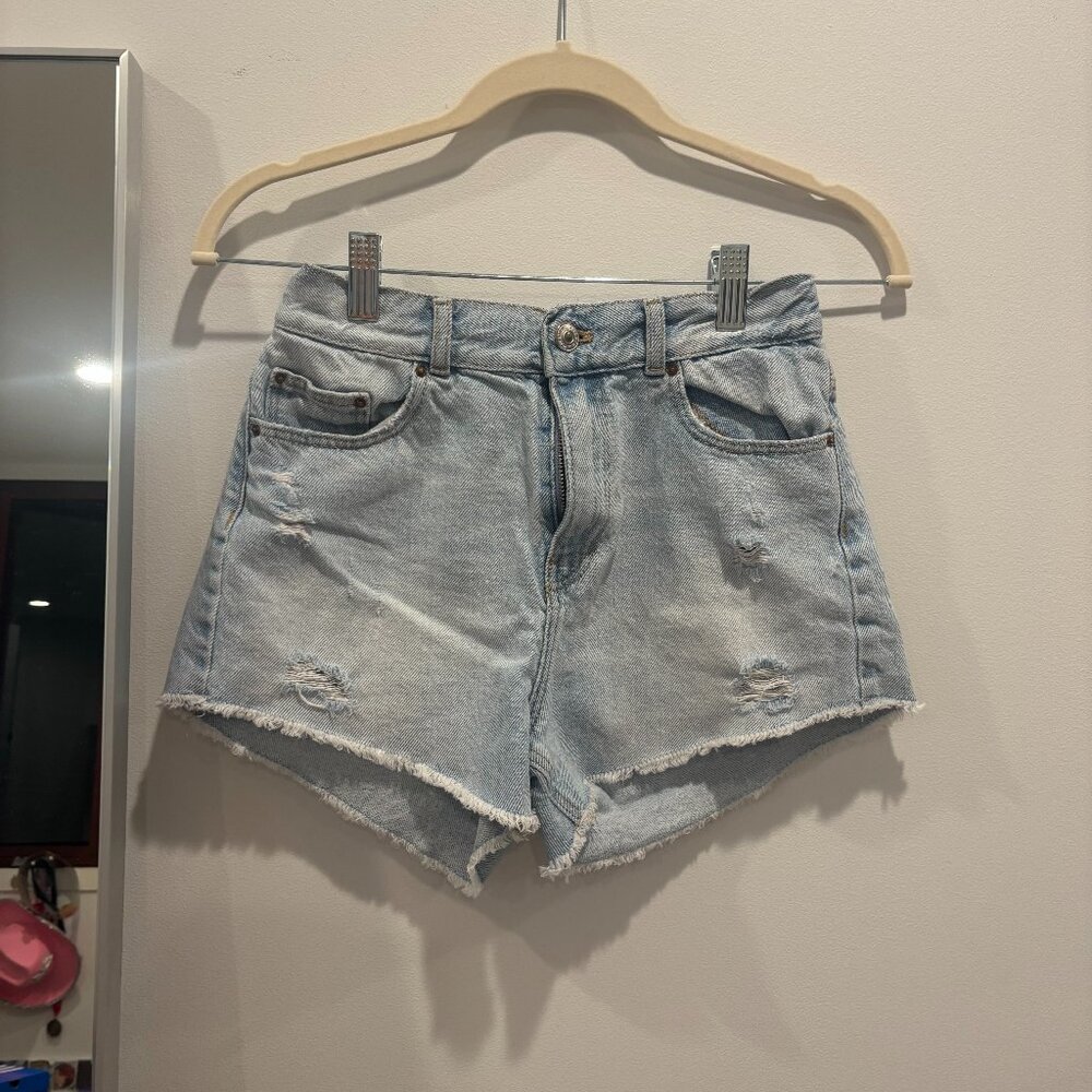 Denim shorts